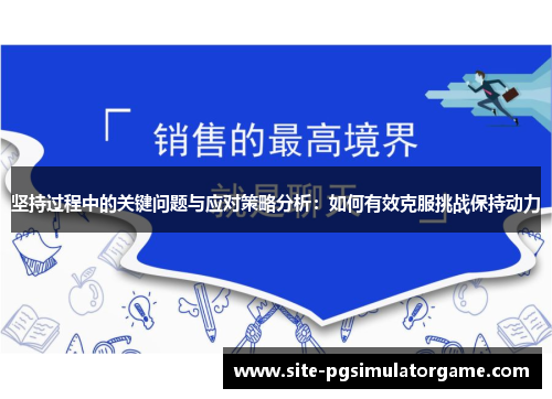 坚持过程中的关键问题与应对策略分析：如何有效克服挑战保持动力